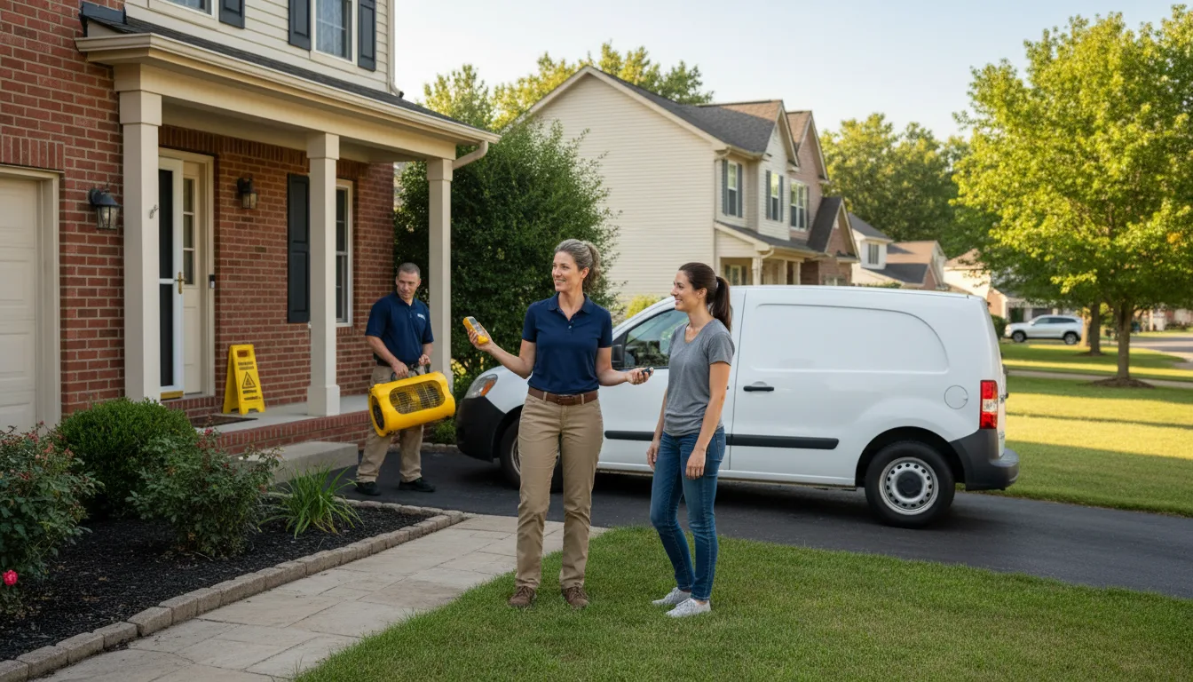 Residential water damage restoration in Enfield, NH